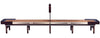 Telluride Espresso 16' Shuffleboard Table