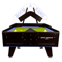 Boom-A-Rang Air Hockey Table With Overhead