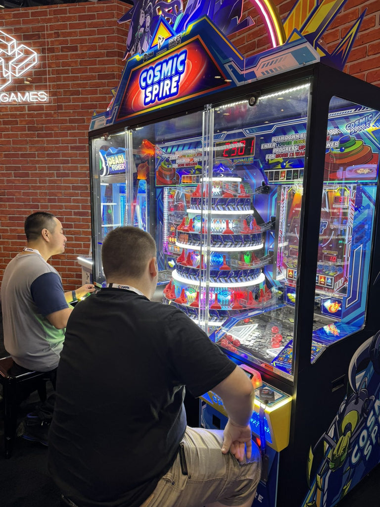 Cosmic Tower 2 Player Arcade Coin Pusher | M&P Amusement