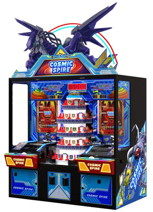 Cosmic Tower 2 Player Arcade Coin Pusher