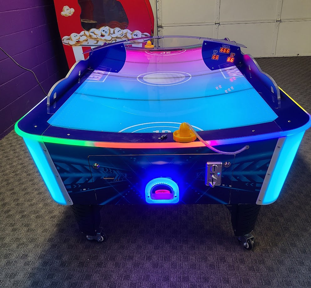 Curved Hockey Commercial Air Hockey Table | M&P Amusement