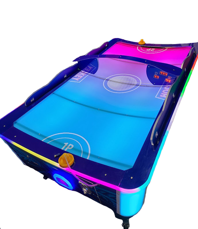 Curved Hockey Commercial Air Hockey Table | M&P Amusement