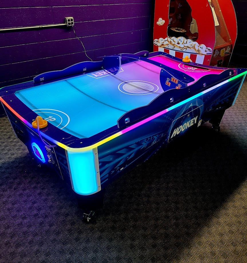 Curved Hockey Commercial Air Hockey Table | M&P Amusement