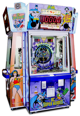 DC Super Heroes 4 Player Coin Pusher Game