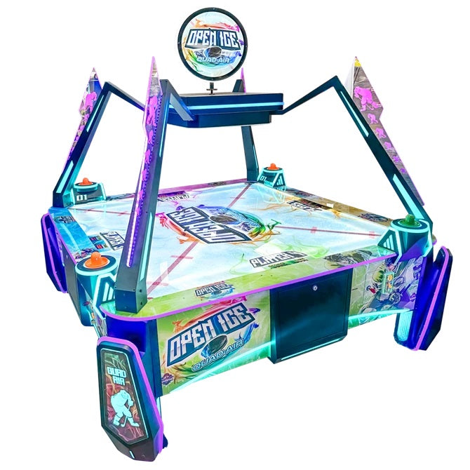 Open Ice 4 Player Air Hockey Table | M&P Amusement