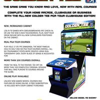 Golden Tee PGA Tour Clubhouse Edition Arcade Golf Game