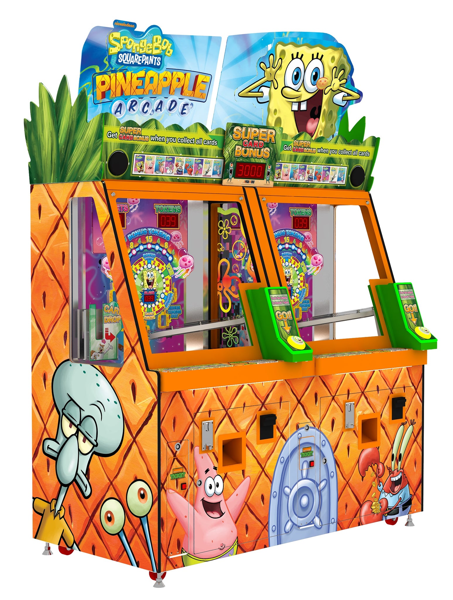 SpongeBob’s Pineapple Arcade Coin Pusher | M&P Amusement