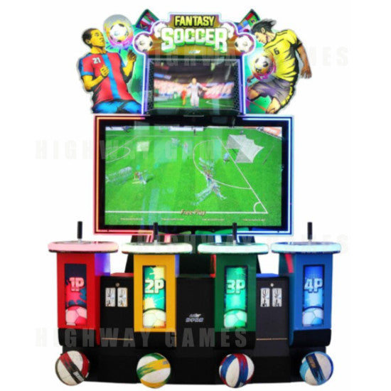 Fantasy Soccer 4 Player Arcade Game