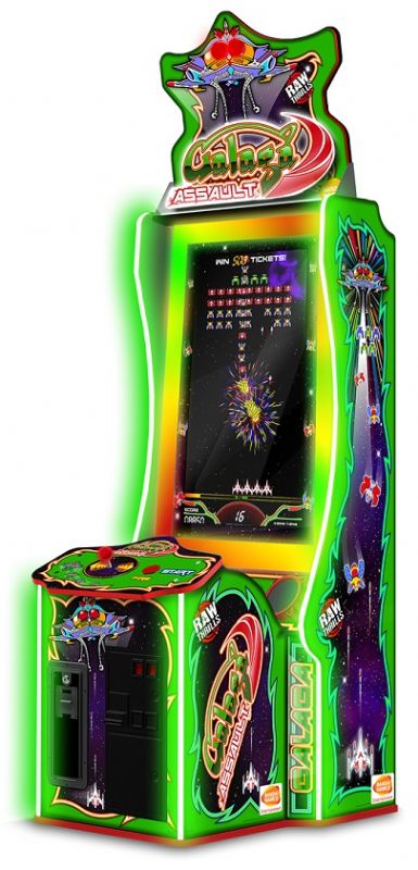 Galaga Assault Ticket Arcade Game | M&P Amusement
