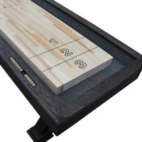 The Weathered In Black Oak Shuffleboard Table 12', 14', 16', 18, 20' 22'