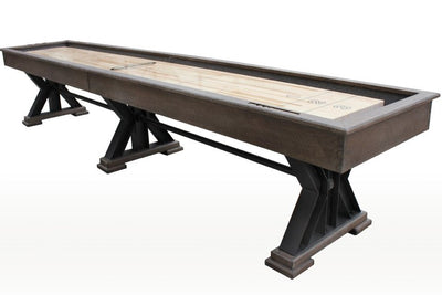 The Weathered In Desert Sand Honey Shuffleboard Table 12', 14', 16', 18, 20' 22'