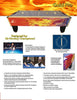 Gold Pro With Side Lights Air Hockey Table