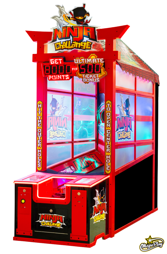 Ninja Challenge Ticket Arcade Game | M&P Amusement