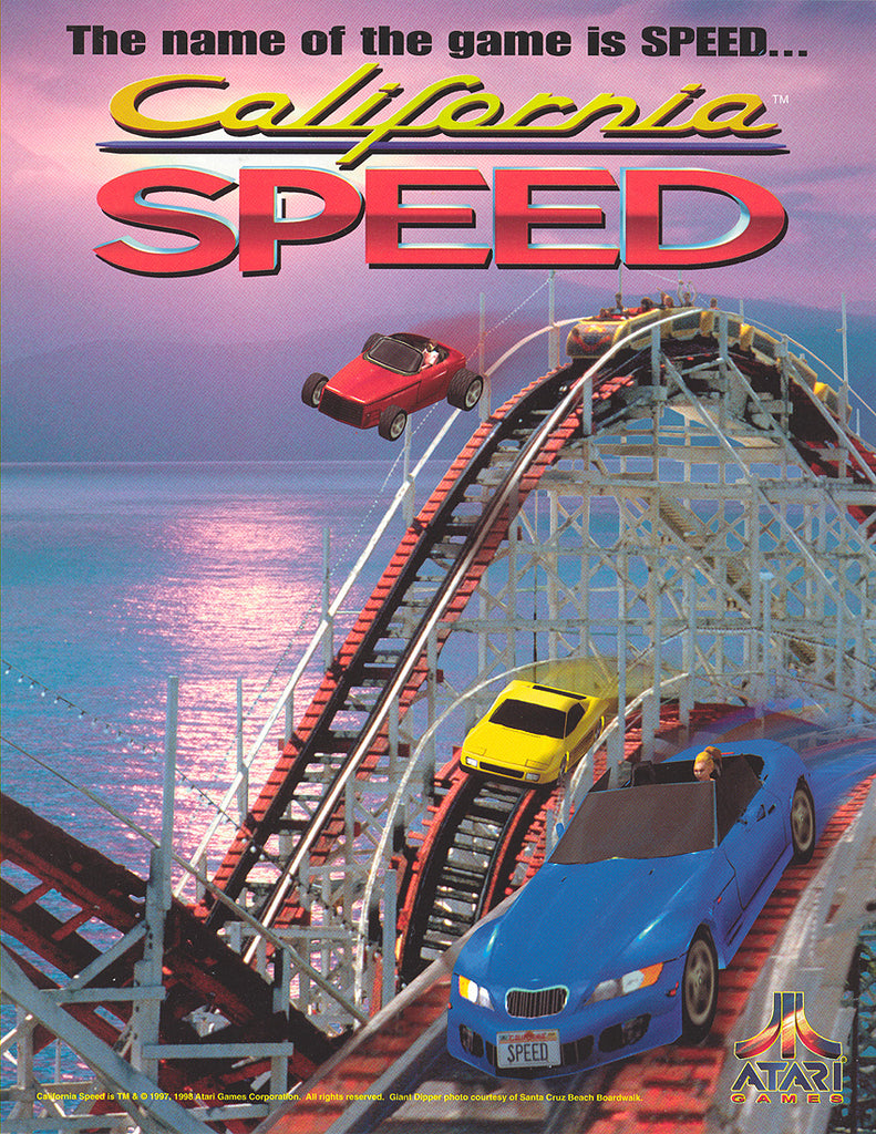 California Speed Arcade Driving Game | M&P Amusement