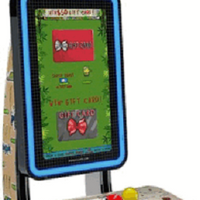 Doodle Jump ICE Arcade Game Cabinet Lighted Header Topper Lit Sign