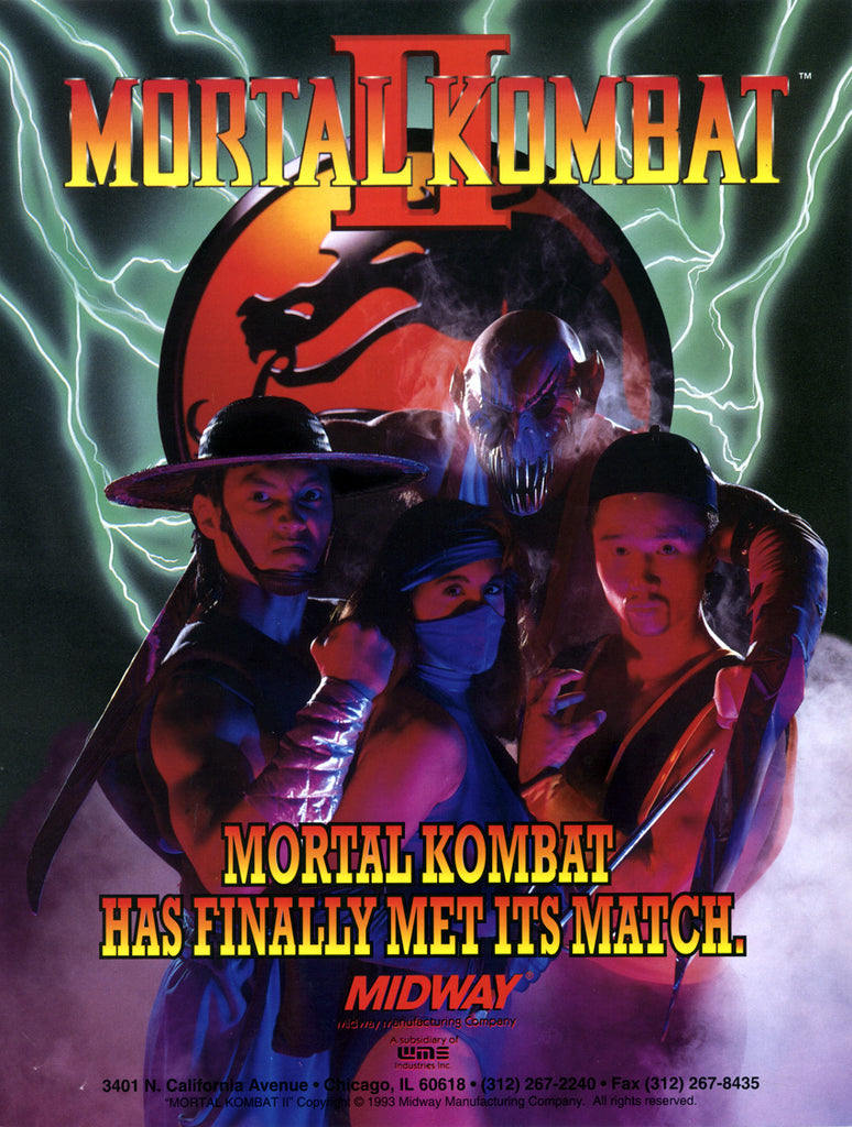 Mortal Kombat 2 Arcade Fighting Game | M&P Amusement