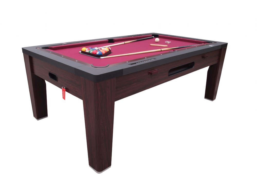 6 in 1 Combination Game Table in Walnut