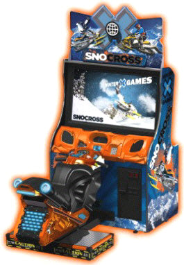 Winter X-Games SnoCross Arcade Snowmobile Game